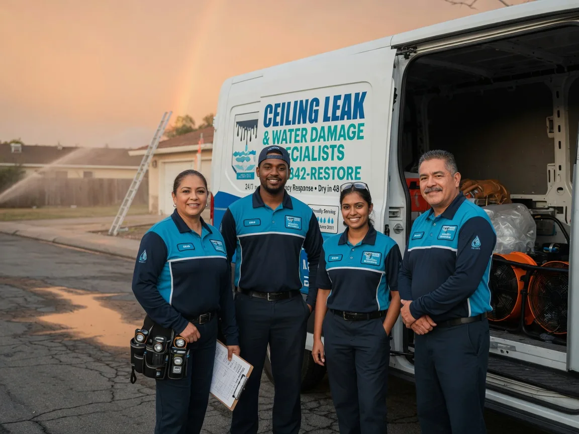 Ceiling Leak Cleanup company in Leakey, TX